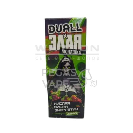 Жидкость DUALL & Злая Монашка Light — Кислый энергетик вишня
