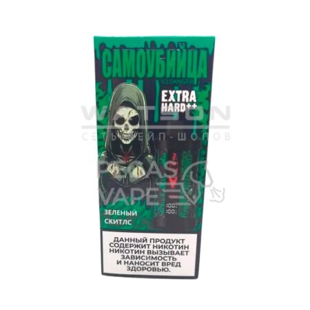 Электронная сигарета Самоубийца V2 Danger Classic 25000 (Зеленый скитлс)