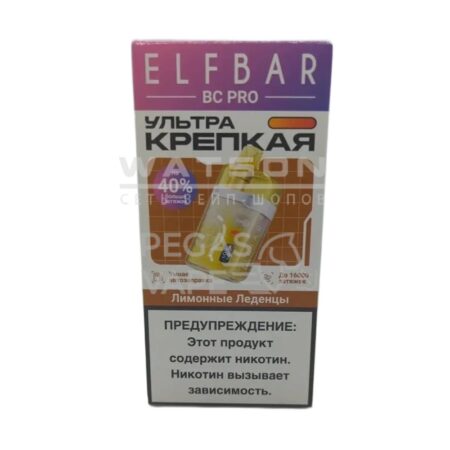 Электронная сигарета Elfbar BC PRO 16000 (Лимонные леденцы)