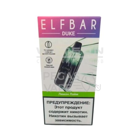 Электронная сигарета ELFBAR DUKE 20000 (Лимон лайм)