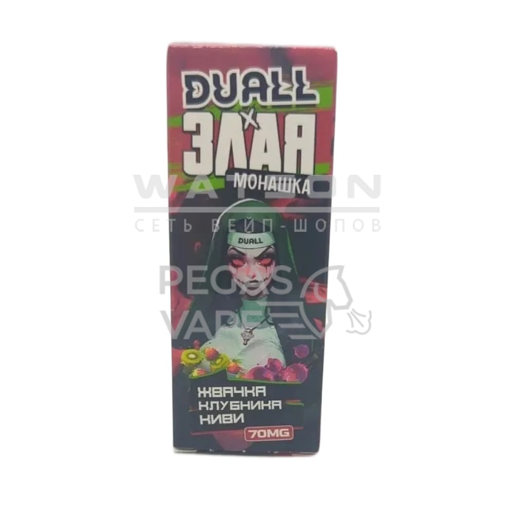 Жидкость DUALL & Злая Монашка Hard — Жвачка клубника киви Жидкость DUALL & Злая Монашка Hard — Жвачка клубника киви